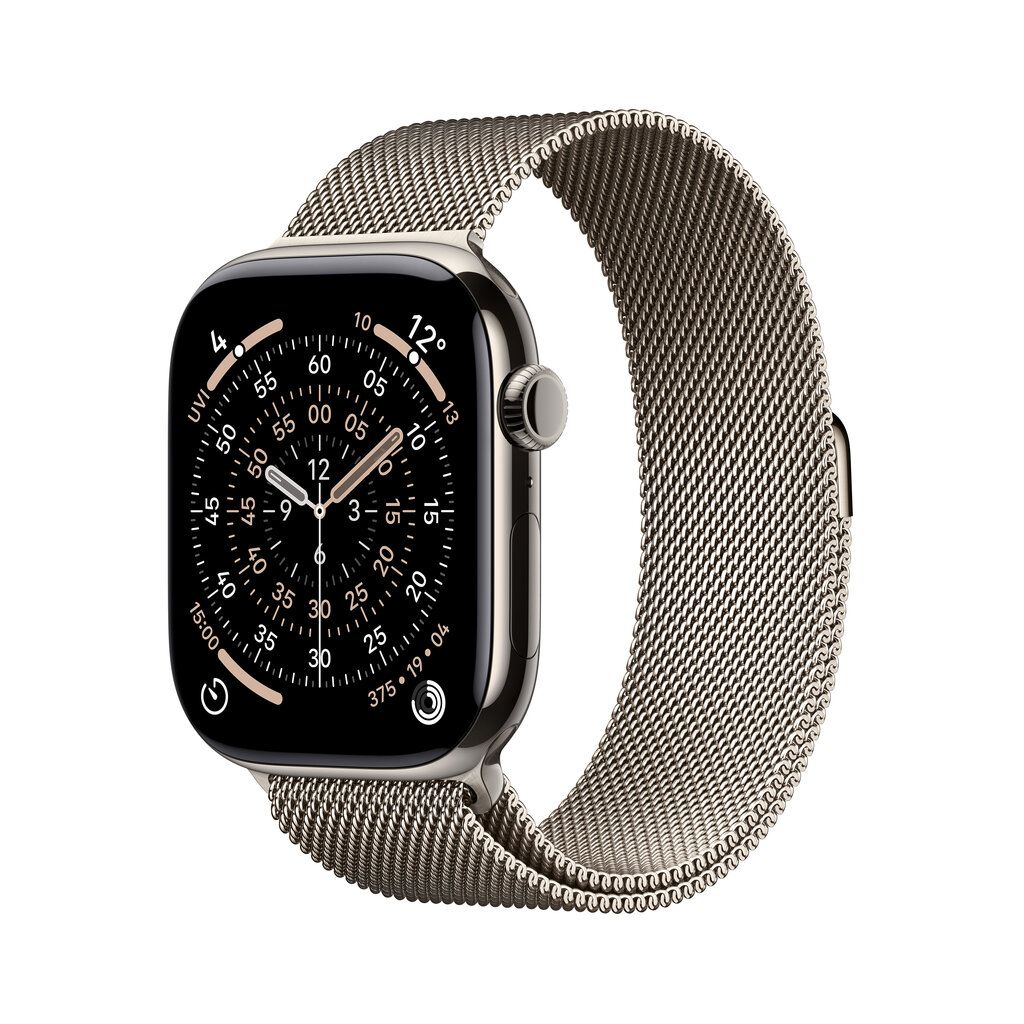 Apple Watch S11 Cellular 42mm Natural Titanium Case with Natural Milanese Loop_1