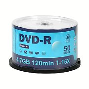 FIESTA DVD-R 4,7GB 16X FULL SURFACE WHITE INKJET PRINTABLE SP*50 45817_1