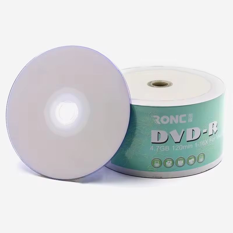 FIESTA DVD-R 4,7GB 16X FULL SURFACE WHITE INKJET PRINTABLE SP*50 45817_2