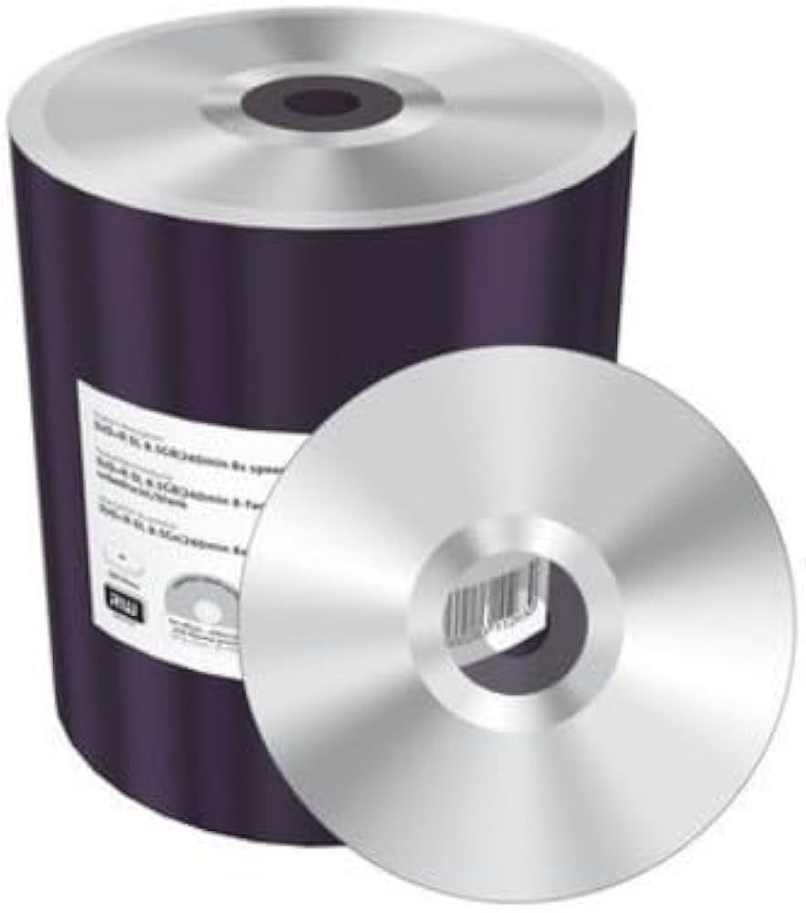 MediaRange DVD+R Double Layer 8.5GB|240min 8x speed, silver, unprinted/blank,Shrink 100_1