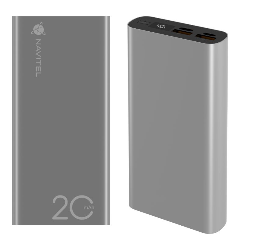 Portable Power Bank Navitel PWR20 AL Black 20000 mAh_3