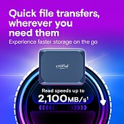 Crucial X10 4 TB USB Type-C USB 3.2 Gen 2x2 Albastru_2