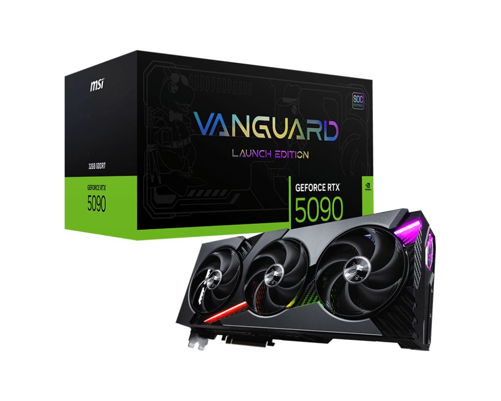 GeForce RTX 5090 32G VANGUARD SOC Launch Edition, 512-bit, GDDR7, RGB, Negru_1