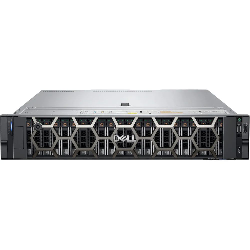 Server DELL PowerEdge R760xs, Rack 2U, Intel Xeon Silver 4410Y (12 C / 24 T, 2.0 GHz - 3.9 GHz, 30 MB cache, 150 W), 16 GB DDR5 ECC, 2.4 TB HDD, 8 x LFF, DELL PERC H755 front SAS, 2 x 700 W, Fara sistem de operare
 [2 buc]Procesor Intel XEON Silver 4514Y (16C/32T) 2GHz (3 4GHz Turbo) Socket LGA4677 TDP 150 Tray
 [3 buc]Micron DDR5 RDIMM 32GB 2Rx8 4800 CL40 (16Gbit) (Single Pack), EAN: 649528937094
 [2 buc]SSD SATA2.5  960GB/SEDC600M/960G KINGSTON_10