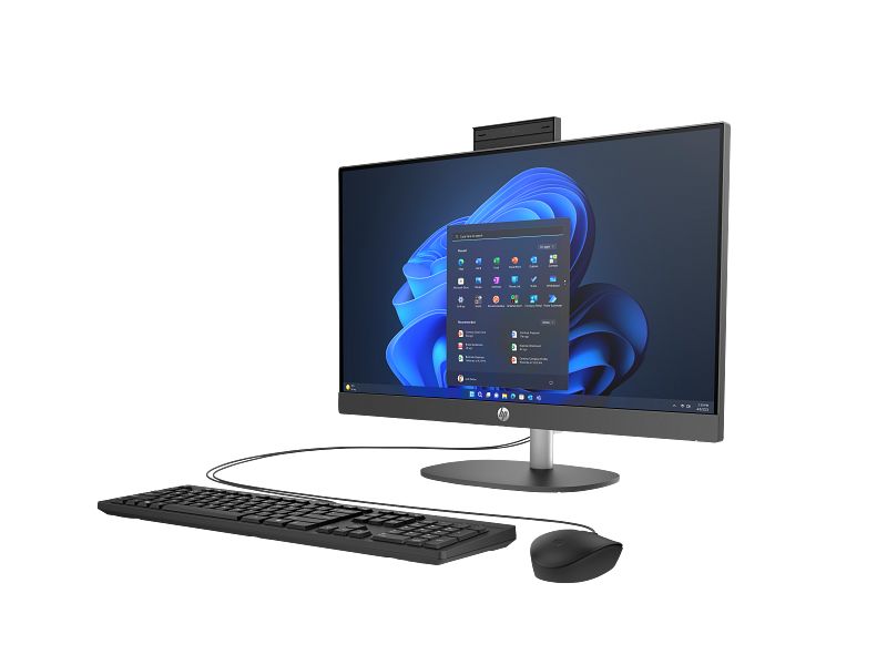 All-in-One HP ProOne 240 G10  23.8 inch Non-Touch IPS FHD (1920x1080) Anti-Glare LED UWVA 250 nits, Intel Core i3-N300 Octa Core (up to 3.8GHz, 6MB), video Integrat Intel Iris Xe Graphics, RAM 8GB DDR4 3200MHz (1x8GB), SSD 256GB M.2 2280 PCle NVMe, No ODD, LAN 10/100/1000, Realtek RTL8852BE Wi-Fi 6_1