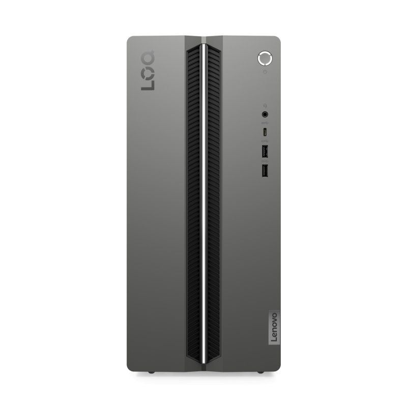 Desktop Gaming Lenovo LOQ Tower 17IRR9 , Intel® Core i5-14400, 10C (6P + 4E) / 16T, P-core 2.5 / 4.7GHz, E-core 1.8 / 3.5GHz, 20MB Intel Smart Cache, video NVIDIA® GeForce RTX™ 5060 8GB GDDR7, RAM 2x 24GB UDIMM DDR5-4800; Two DDR5 UDIMM slots, dual-channel capable; Up to 32GB DDR5-5600,  1TB SSD M.2_2