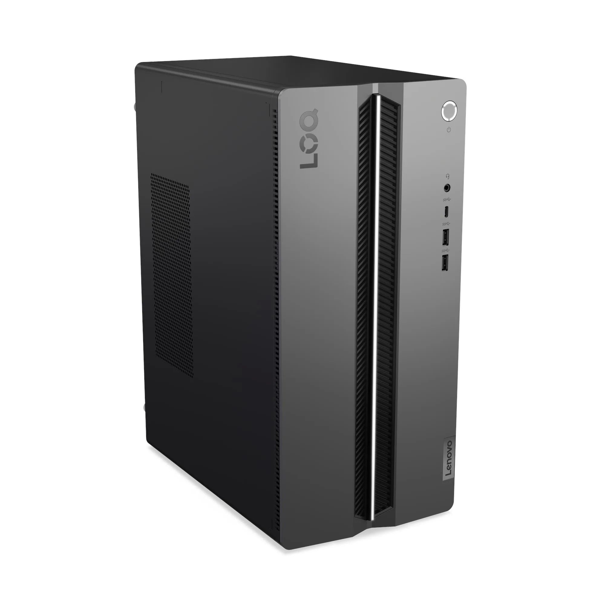 Desktop Gaming Lenovo LOQ Tower 17IRR9 , Intel® Core i5-14400, 10C (6P + 4E) / 16T, P-core 2.5 / 4.7GHz, E-core 1.8 / 3.5GHz, 20MB Intel Smart Cache, video NVIDIA® GeForce RTX™ 5050 8GB GDDR7, RAM 2x 24GB UDIMM DDR5-4800; Two DDR5 UDIMM slots, dual-channel capable; Up to 32GB DDR5-5600,  1TB SSD M.2_4