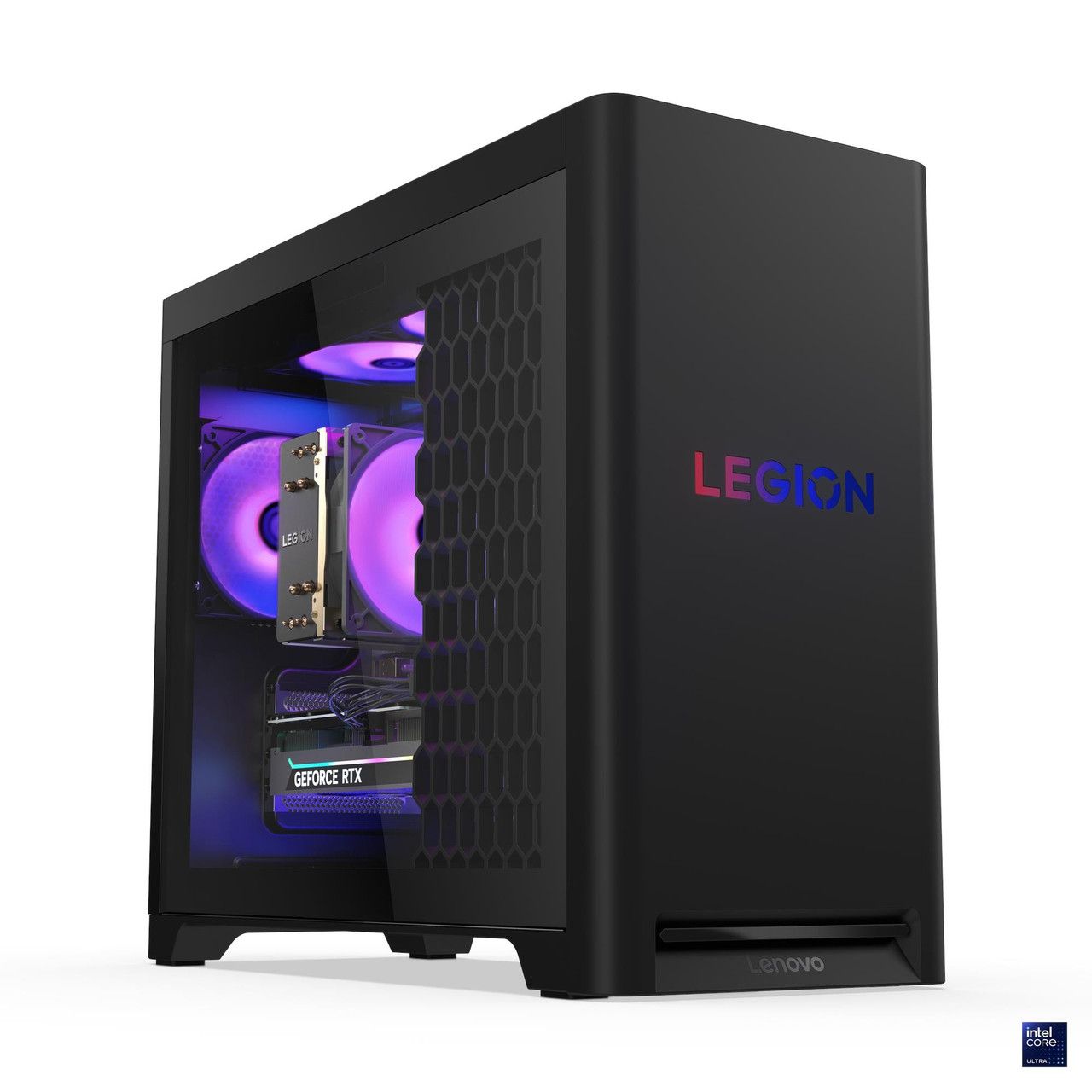 Desktop Gaming Lenovo Legion T5 30IAS10 , Intel® Core Ultra 7 265K, 20C (8P + 12E) / 20T, Max Turbo up to 5.5GHz, 30MB Intel Smart Cache, video NVIDIA® GeForce RTX™ 5070 Ti 16GB GDDR7, RAM 2x 24GB UDIMM DDR5-5600; Four DDR5 UDIMM slots, dual-channel capable; Up to 64GB DDR5-6400,  1TB SSD M.2 2280_2