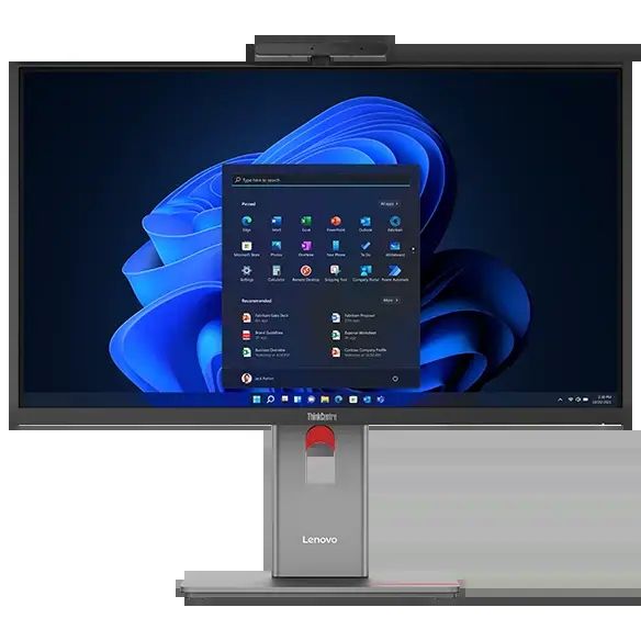 Lenovo ThinkCentre M90a Gen 6 AIO (24 inches), Intel® Core Ultra 9 285, 24C (8P + 16E) / 24T, Max Turbo up to 5.6GHz, 36MB, RAM 1x 32GB SO-DIMM DDR5-5600, SSD 1TB SSD M.2 2280 PCIe® 4.0x4 Performance NVMe® Opal 2.0, Video: NVIDIA® GeForce RTX™ 4050 6GB GDDR6, Optic: None, Card reader: 3- in-1 Card_1