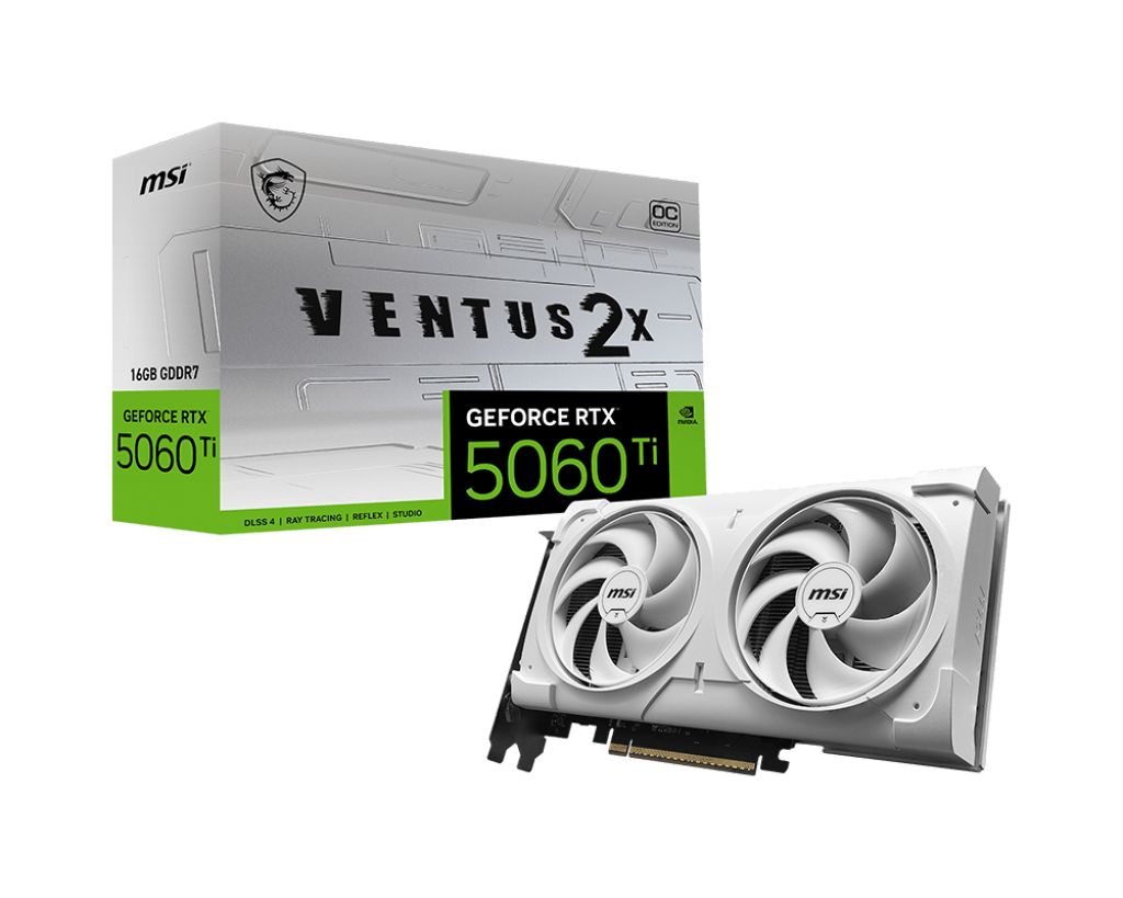 MSI GeForce RTX 5060 Ti 16GB VENTUS 2X OC WHITE PLUS_2