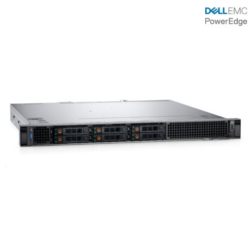 PowerEdge R260 Rack Server Intel Xeon 6 Performance 6325P 3.5G, 4C/8T, 12M Cache, Turbo, (55W) DDR5-4800, 16GB UDIMM, 5600MT/s ECC, 480GB SSD SATA Read Intensive 6Gbps 512e 2.5in Hot-plug, 2.5 Chassis with up to 6 Hot Plug Drives (SAS/SATA), Motherboard with Broadcom 5720 Dual Port 1Gb On-Board LOM_3