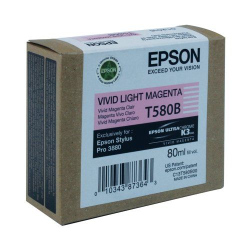 Epson T580B00 cartușe cu cerneală 1 buc. Original Magenta deschis viu_3