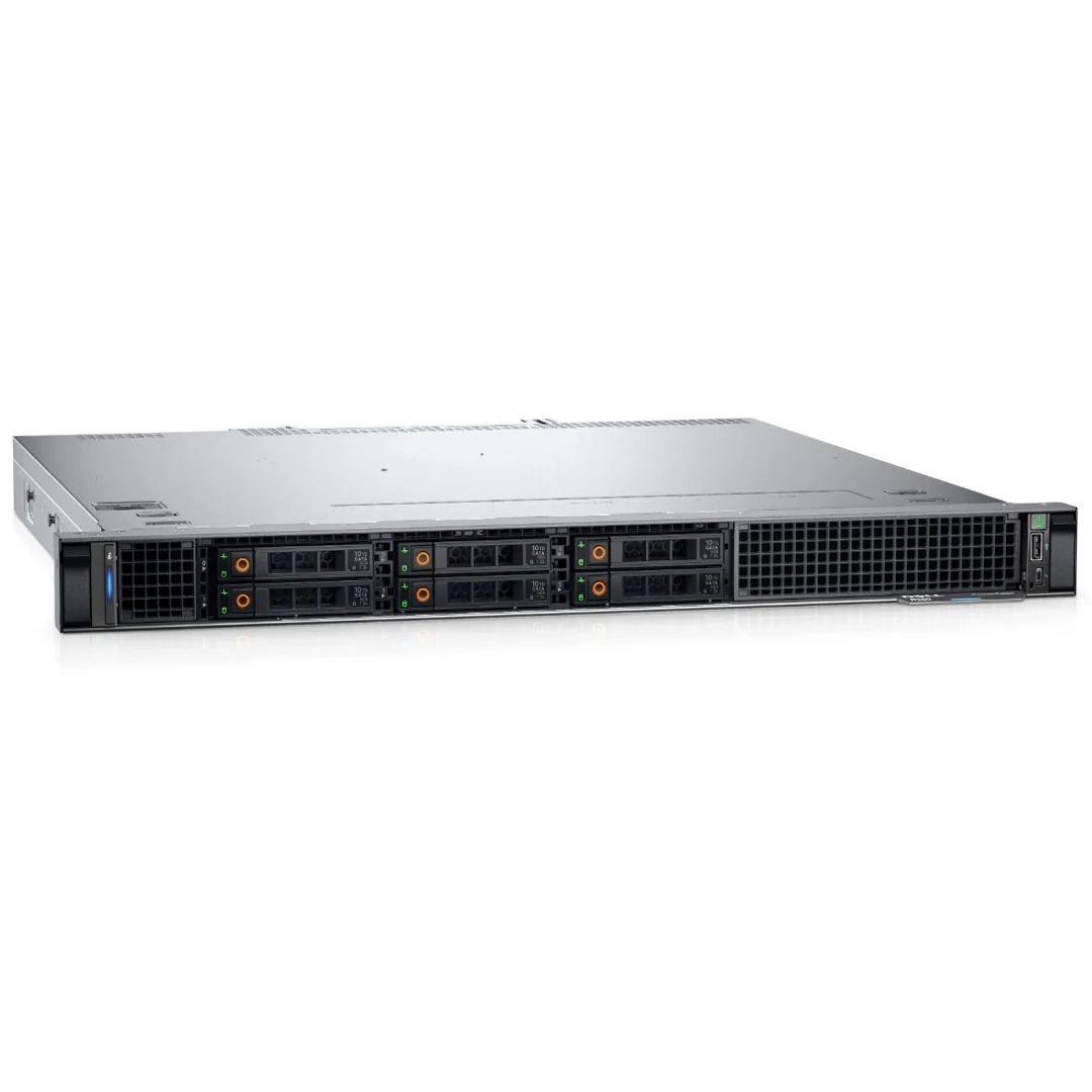 PowerEdge R260 Rack Server Intel Xeon 6 Performance 6325P 3.5G, 4C/8T, 12M Cache, Turbo, (55W) DDR5-4800, 16GB UDIMM, 5600MT/s ECC, 480GB SSD SATA Read Intensive 6Gbps 512e 2.5in Hot-plug AG Drive, 2.5 Chassis with up to 6 Hot Plug Drives (SAS/SATA), Motherboard with Broadcom 5720 Dual Port 1Gb_1