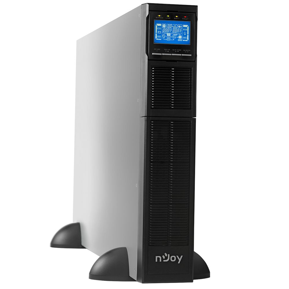 UPS nJoy Balder 6000, 6000VA/6000 W, On-line, LCD Display, Management, Rack/Tower, Dubla conversie, 2U, Nu are baterie inclusa, PWUP-OL06KBA- AZ01B_3