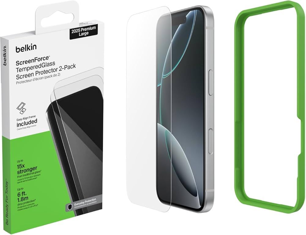 BELKIN TEMPERED GLASS DISPLAYSC/FR IPHONE 17 PRO MAX 2ER-PACK_1