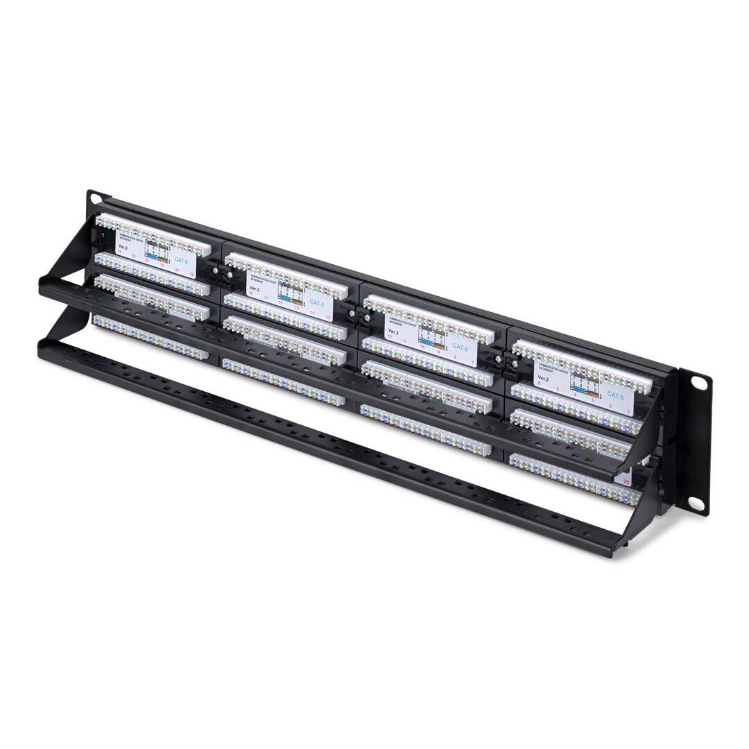 48-PORT 2U CAT6 PATCH PANEL/_5