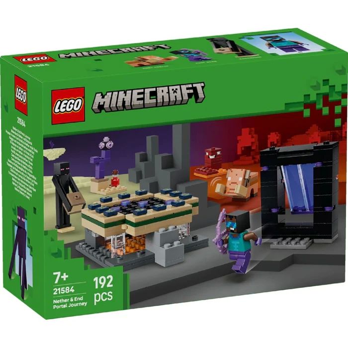 CALATORIE PRIN PORTALURILE NETHER SI END LEGO21584_1