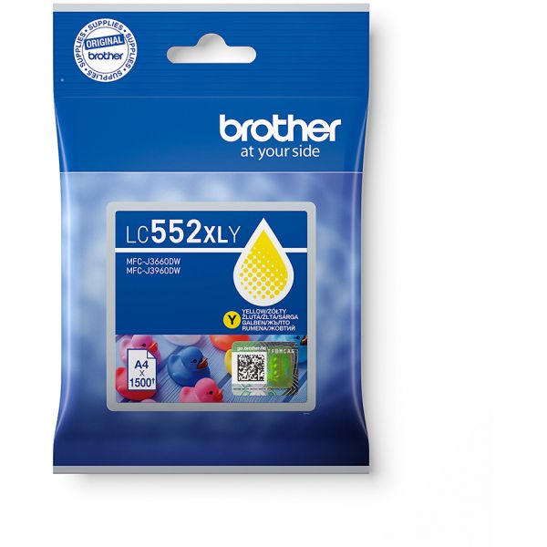 BROTHER LC552XLY INK XL YELLOW 1.5K_2