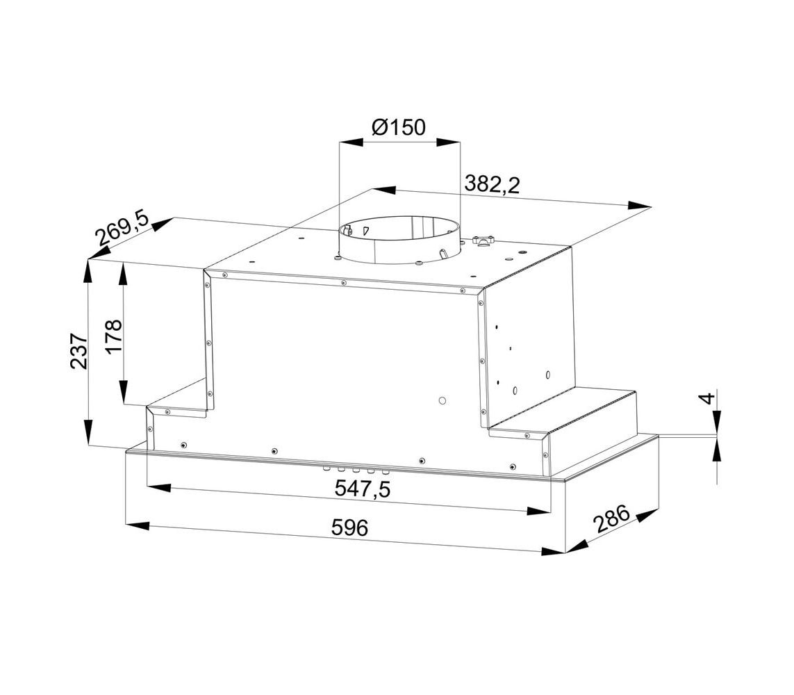 MAAN Tytan 3 60 black built-in under-cabinet hood_2