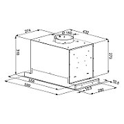 MAAN Helios 60 Touch under-cabinet extractor hood 595 m3/h  Black_2