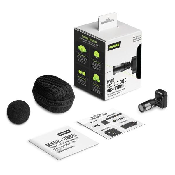 Shure MV88-USBC - stereo microphone with USB-C connector_2