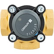 AFRISO 1348510 robinet de amestecare rotativ cu 4 căi ARV 485 ProClick, DN32, Rp1 1/4