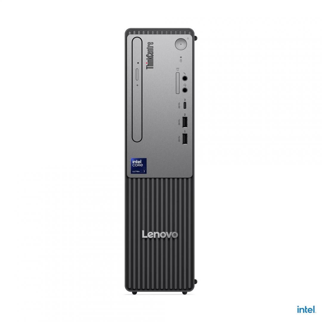 Desktop Lenovo ThinkCentre neo 50s Gen 6 , Intel® Core Ultra 7 265, 20C (8P + 12E) / 20T, Max Turbo up to 5.3GHz, 30MB Intel Smart Cache, RAM 1x 16GB UDIMM DDR5-5600, SSD 512GB SSD M.2 2280 PCIe® 4.0x4 NVMe®, Video: Integrated Intel® Graphics, Optic: None, Card reader: 3-in-1 Card Reader, Integrated_2
