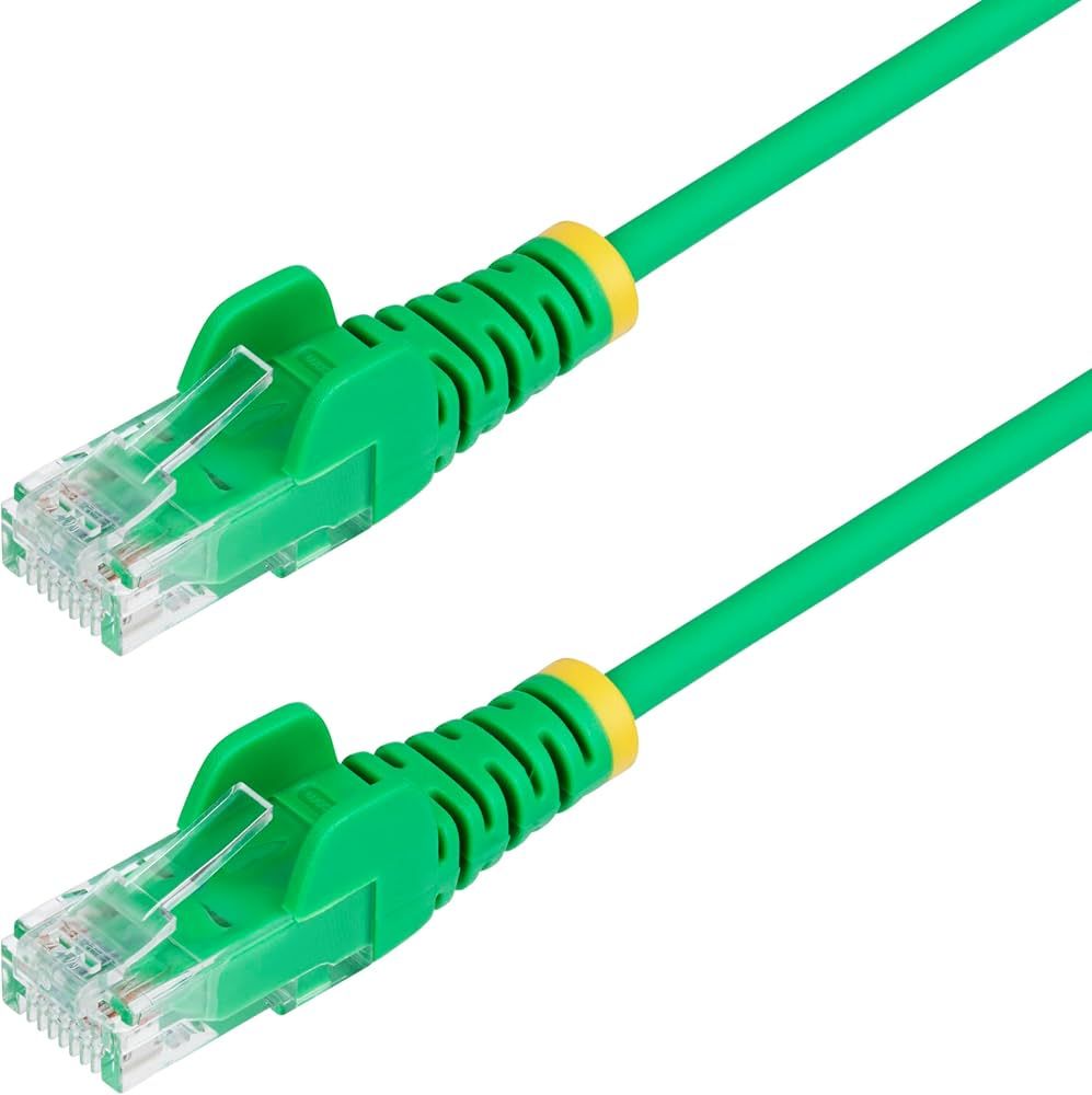 25CM GREEN SLIM CAT6 CABLE/SNAGLESS RJ45 UTP PATCH CABLE_1
