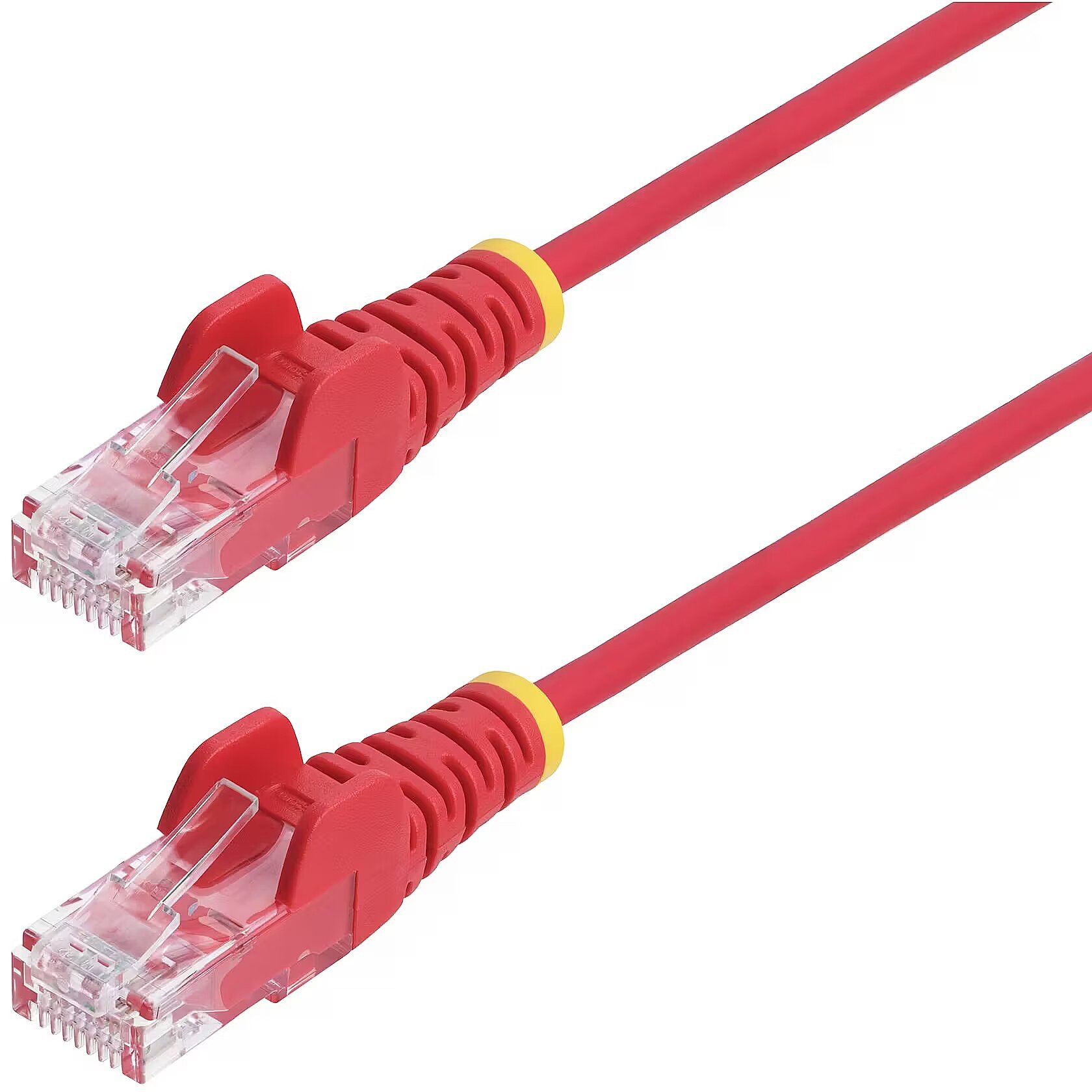 25CM RED SLIM CAT6 CABLE/SNAGLESS RJ45 UTP PATCH CABLE_2