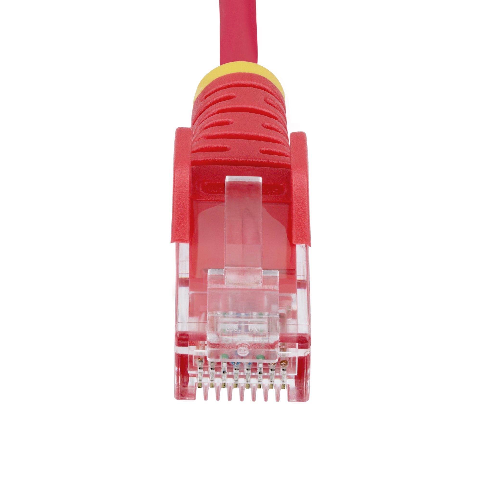 25CM RED SLIM CAT6 CABLE/SNAGLESS RJ45 UTP PATCH CABLE_4