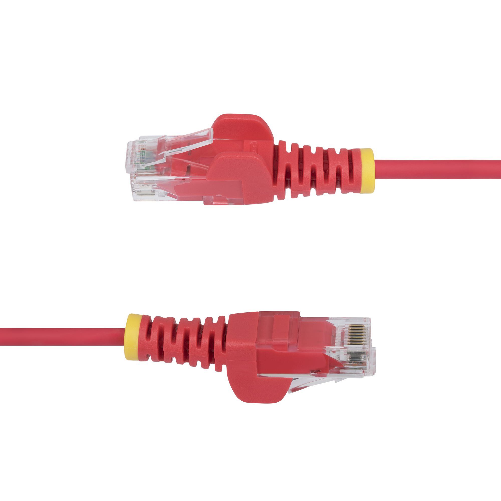 25CM RED SLIM CAT6 CABLE/SNAGLESS RJ45 UTP PATCH CABLE_5