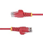 25CM RED SLIM CAT6 CABLE/SNAGLESS RJ45 UTP PATCH CABLE_5