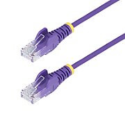 25CM PURPLE SLIM CAT6 CABLE/SLIM SNAGLESS RJ45 UTP PATCH CAB_2