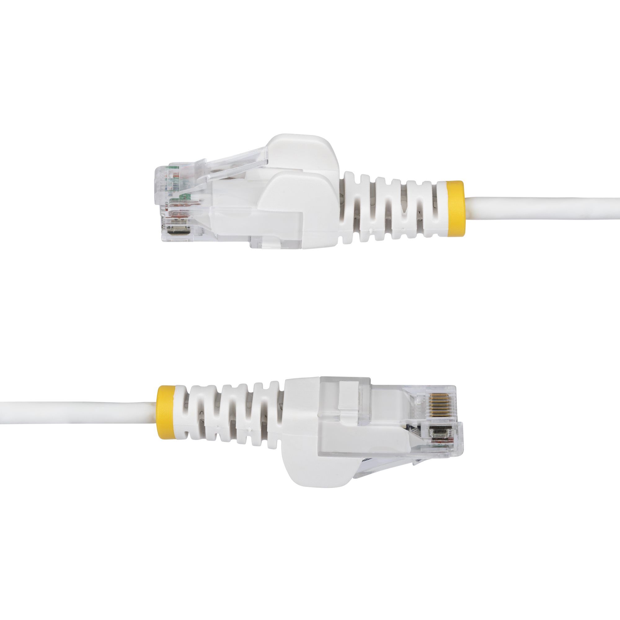 25CM WHITE SLIM CAT6 CABLE/SNAGLESS RJ45 UTP PATCH CABLE_2