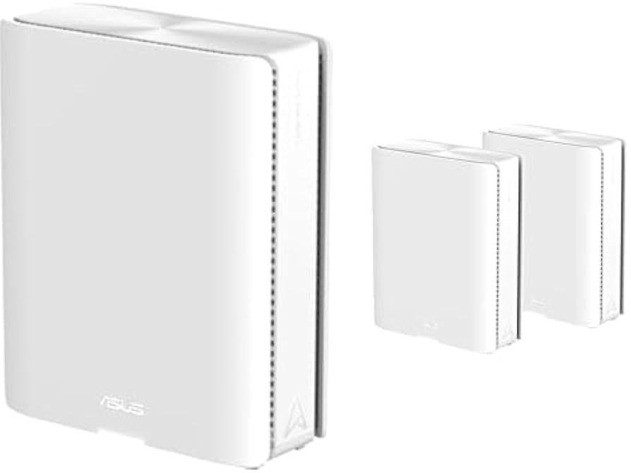 Router Mesh Asus ZenWiFi BQ16((2PK)Quad-band WiFi7dual 5 GHz bands, 25 Gbps_5