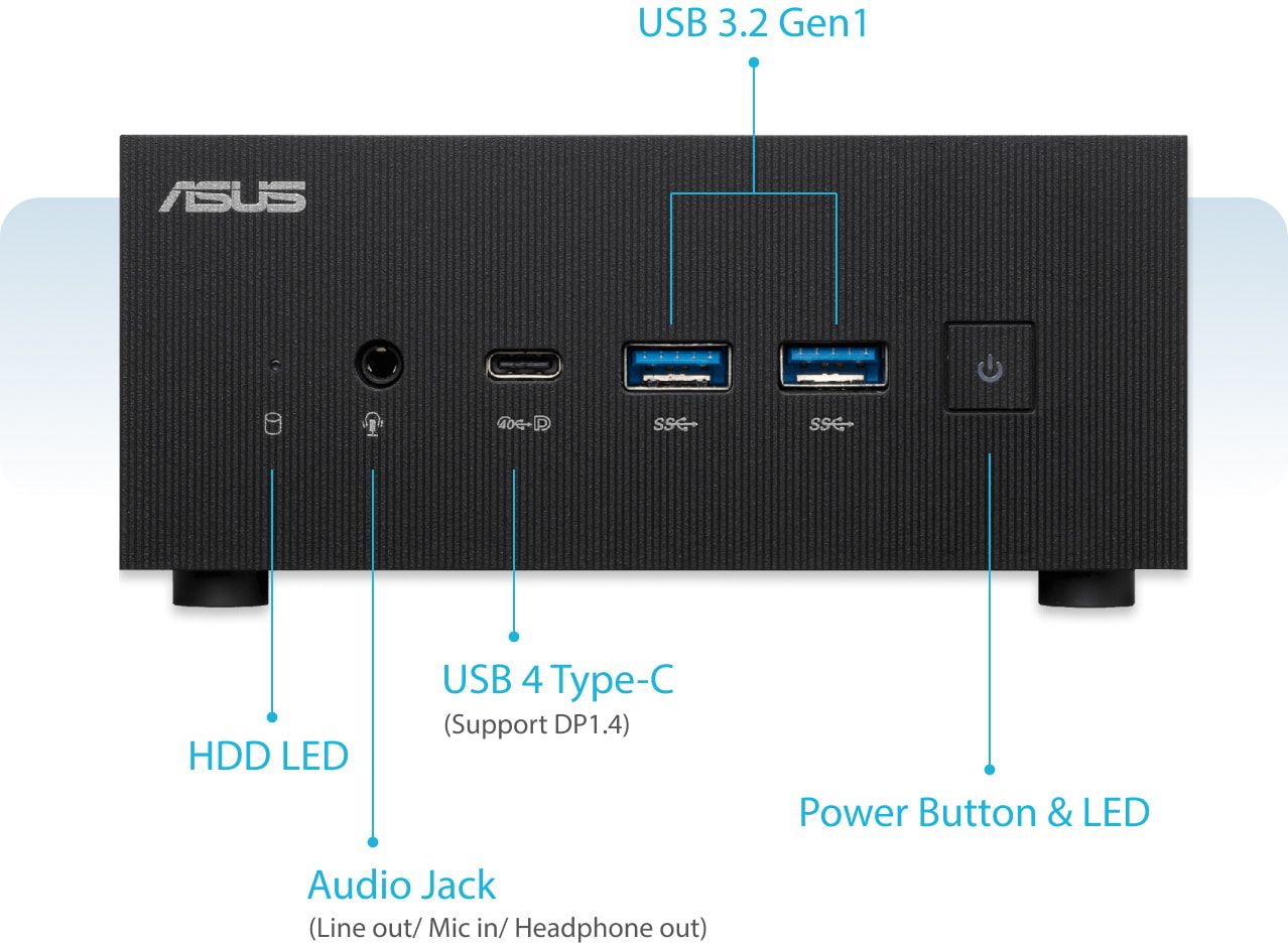 Mini PC Asus Barebone, AMD Ryzen 5 7535H Processorintegrated Radeon graphics, WiFi 6E,Bluetooth 5.2_3
