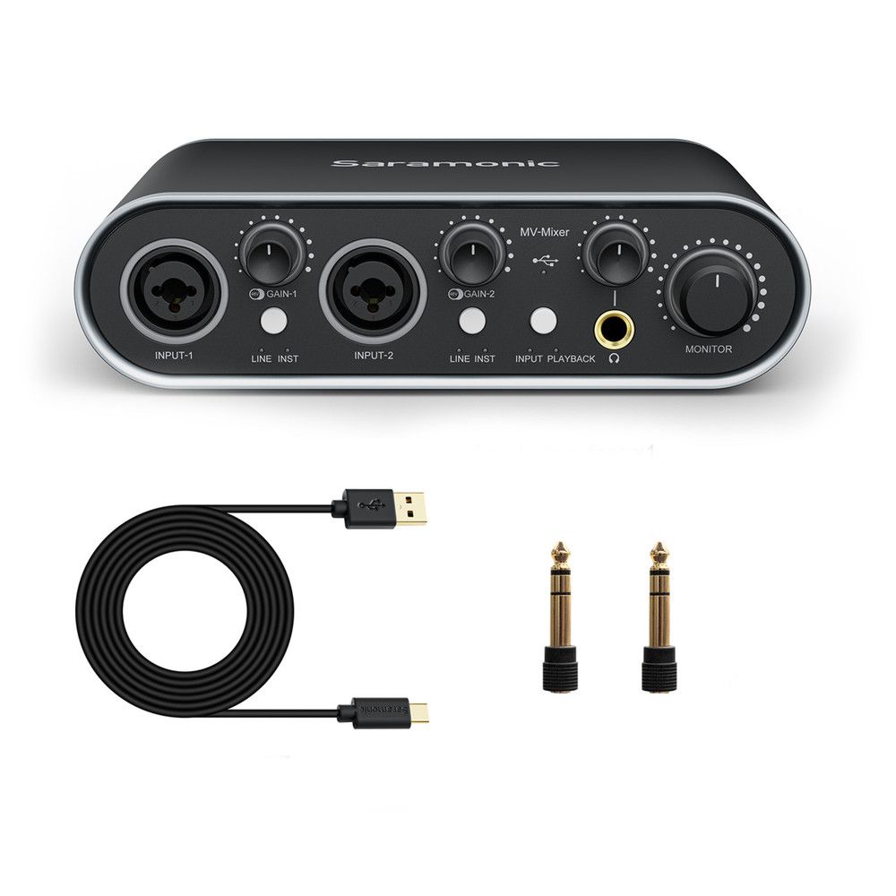 Interfata audio cu doua canale Saramonic2 x XLR-1/4