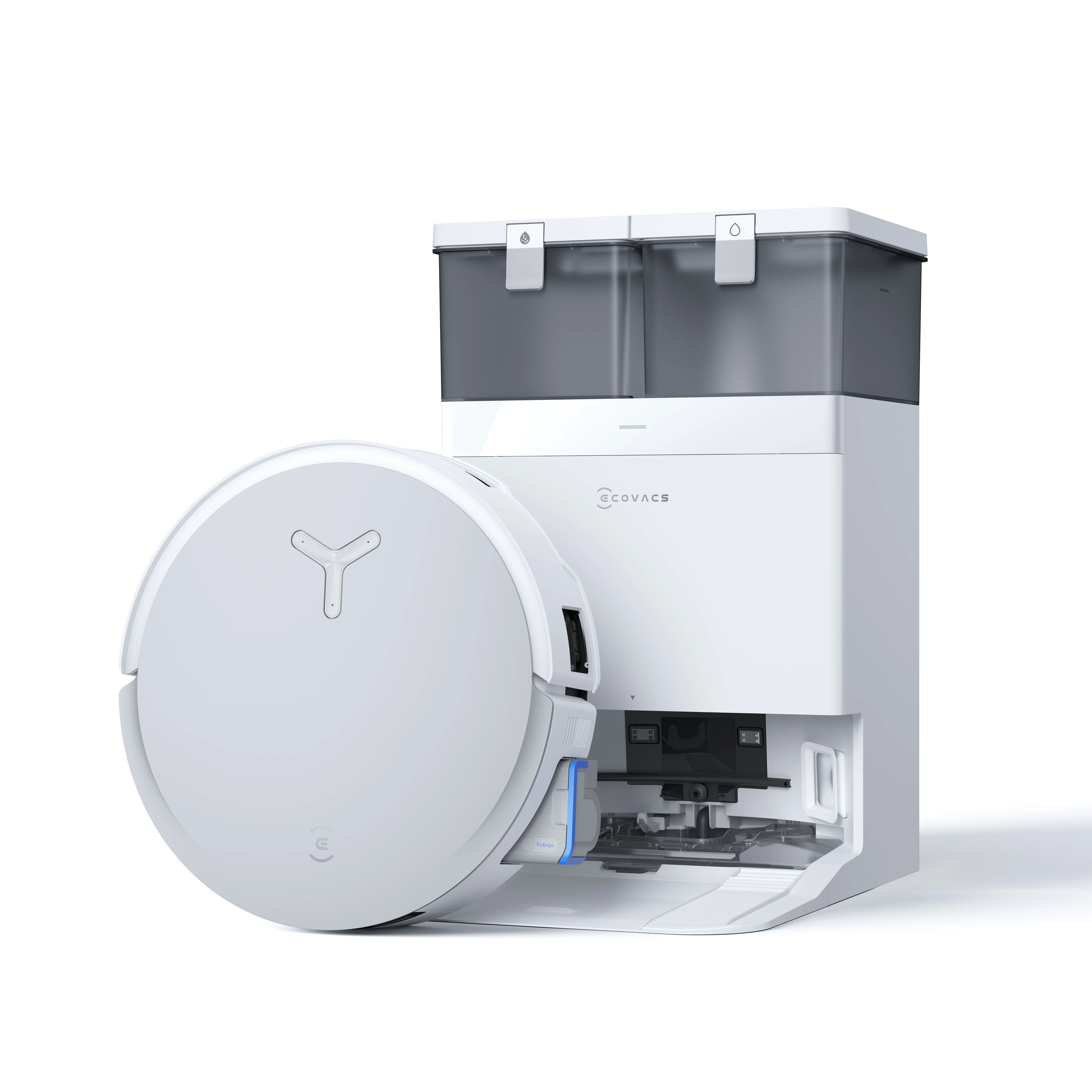 Aspirator robot DEEBOT X8 OMNI WHITE Ecovacs18000Pa,TruEdge 2.0&3D Edge Sensor,OZMO Roller_2