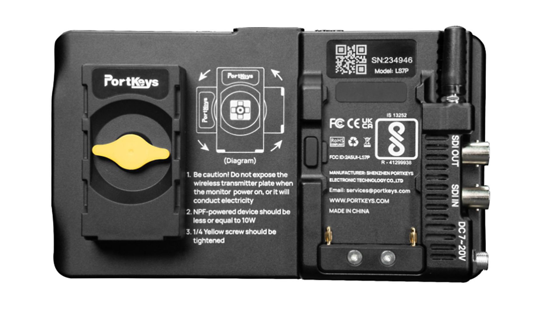 Monitor Portkeys LS7P, 7