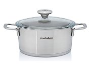 Cratita 2.6l cu capac din sticla Santino Metalac inox/20cm/2.6l_1