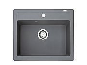 Chiuveta X Granit Quadro 60 grafit600 x 500 mm, sifon 90 mm, granit_1