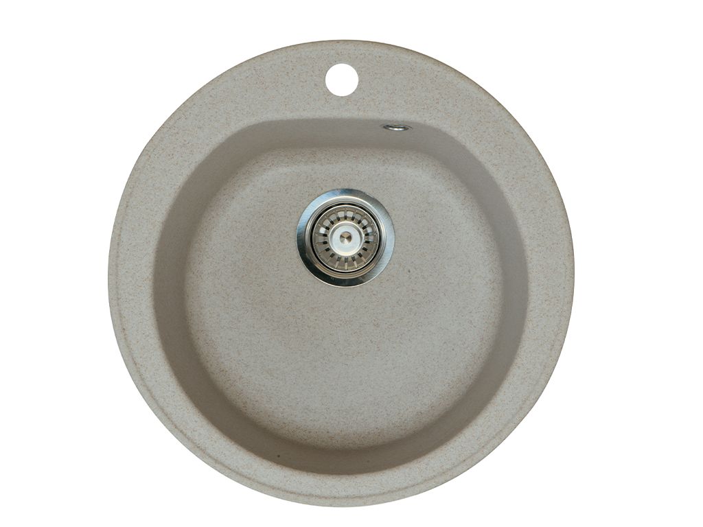 Chiuveta X Granit Venera ft510 bej510 mm, sifon 90 mm, granit