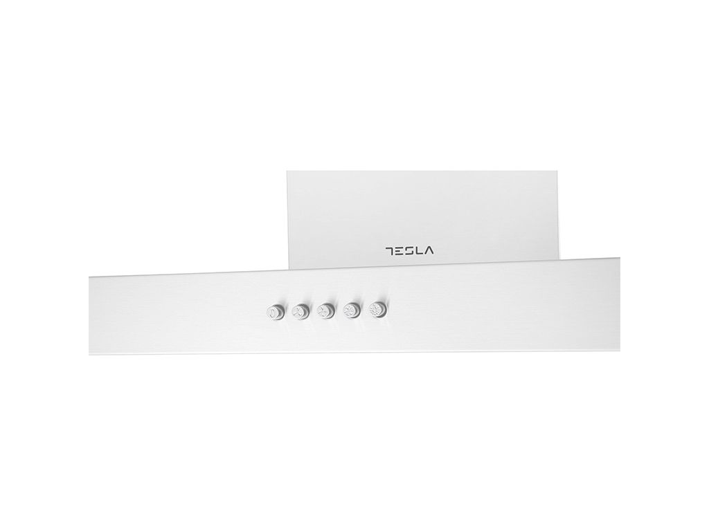 Hota decorativa Tesla DC900AX, T-shape, 90cm1 motor 190W, 630m3/h, 3 trepte, LED 2x2W, inox