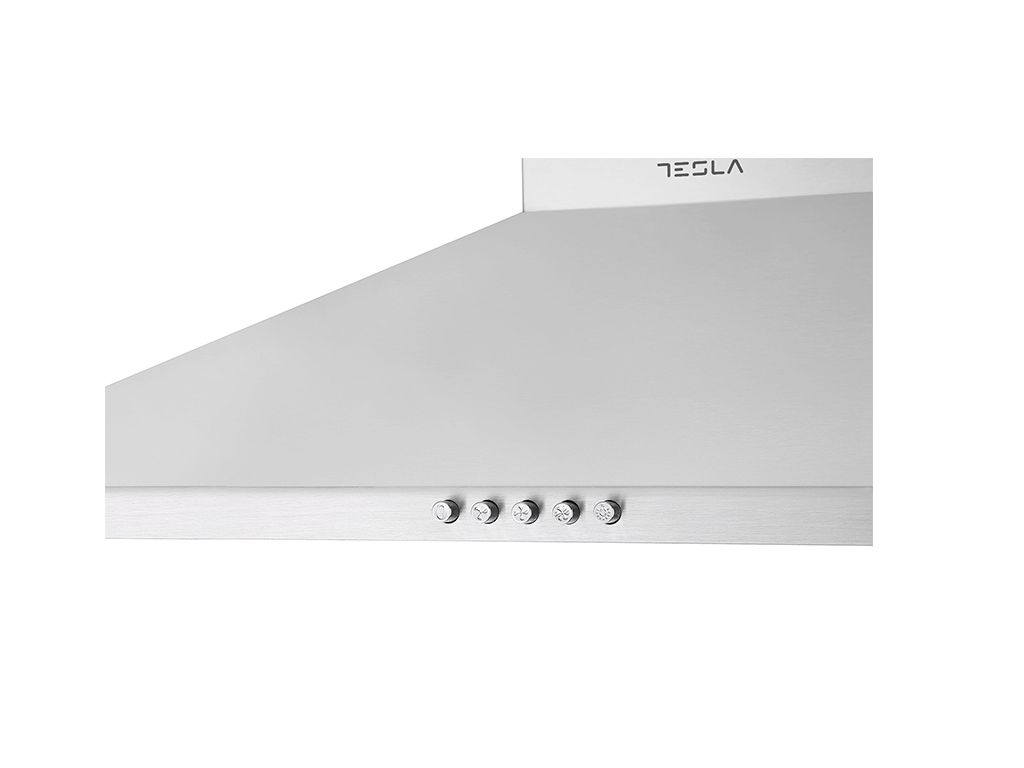 Hota decorativa semineu Tesla DC900AXP, 90cm, Inox1 motor 190W, 630m3/h, 3 trepte, LED 2x2W