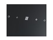 Hota decorativa Tesla DD600AXB, 60cm, Inox/Sticla1 motor DC 75W, 630m3/h, display LED_1