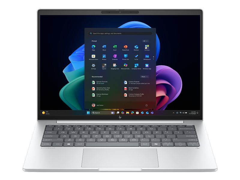 Laptop HP EliteBook 8 G1i, 14.0 inch WUXGA (1920x1200) IPS Anti-Glare IR+ISP LP LBL 400 nits, Intel Core U7-258V 8-core (2.2GHz up to 4.8GHz, 12MB) - 47 TOPS, video integrat Intel Graphics, RAM 32GB LPDDR5x 8533 MT/s, SSD 1TB PCIe NVMe, no ODD, Audio by Poly Studio, două difuzoare stereo cu_3