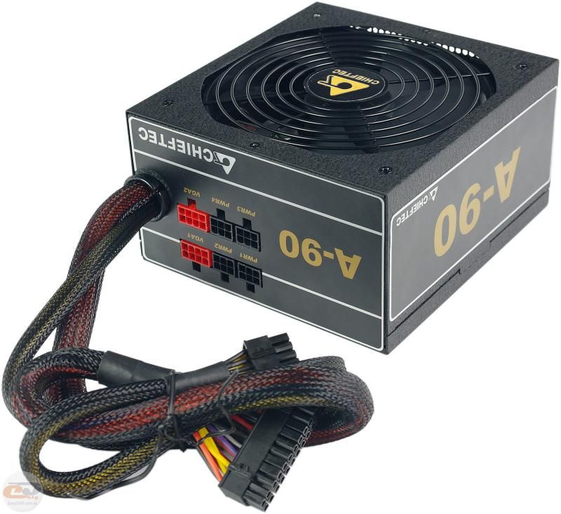 SURSA CHIEFTEC 650W (real), A-90 series, semi-modulara, fan 14cm, compatibila 80PLUS Gold, >90% eficienta, 1x CPU 4+4, 2x PCI-E (6+2), 6x SATA 