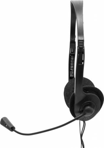 CASTI  Spacer, cu fir, standard, utilizare multimedia, call center, microfon pe brat, conectare prin Jack 3.5 mm x 2, negru, 