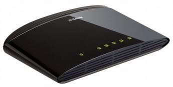 D-Link DES-1005D Unmanaged Fast Ethernet (10/100) Black