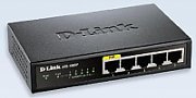D-Link DES-1005P network switch Unmanaged Black Power over Ethernet (PoE)_1